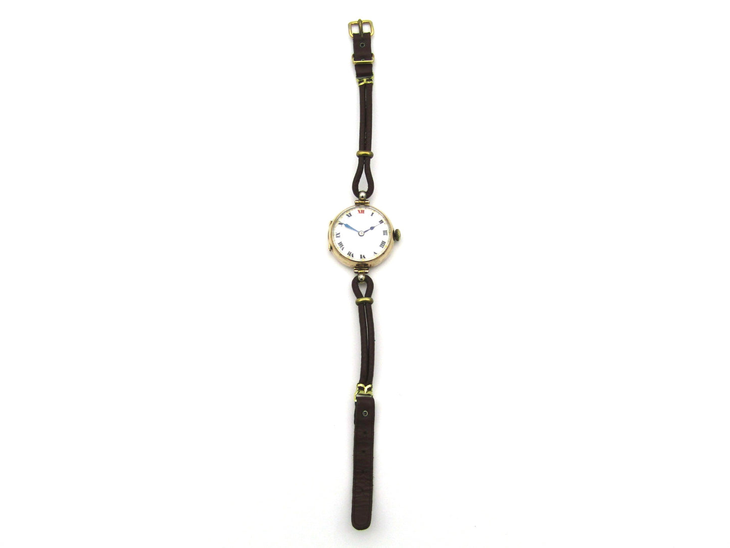 9K gold Art Deco Scottish wristwatch, Glasgow, 1922.