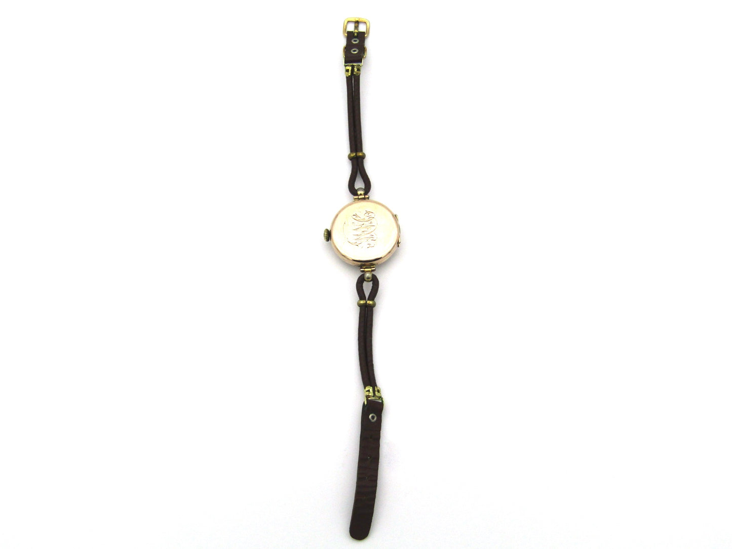 9K gold Art Deco Scottish wristwatch, Glasgow, 1922.