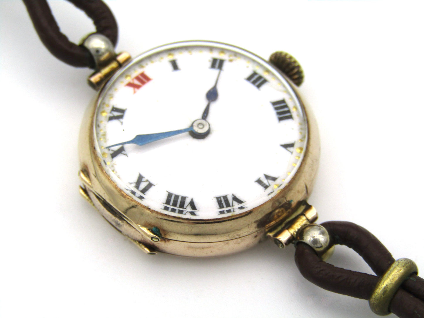 9K gold Art Deco Scottish wristwatch, Glasgow, 1922.