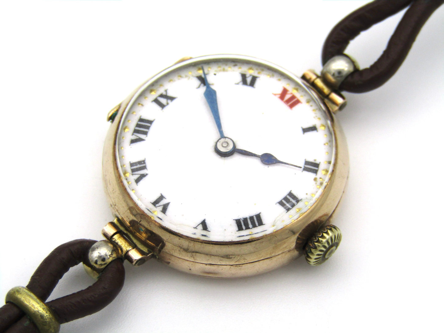 9K gold Art Deco Scottish wristwatch, Glasgow, 1922.