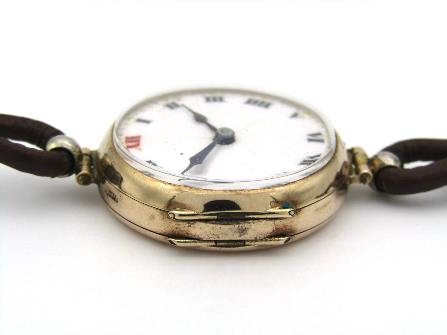 9K gold Art Deco Scottish wristwatch, Glasgow, 1922.