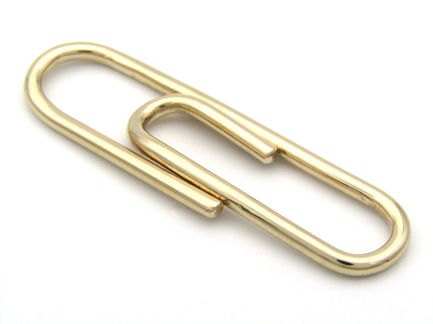 9K gold paperclip, circa 1970's.