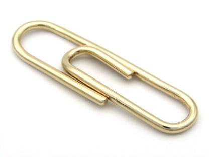 9K gold paperclip, circa 1970's.