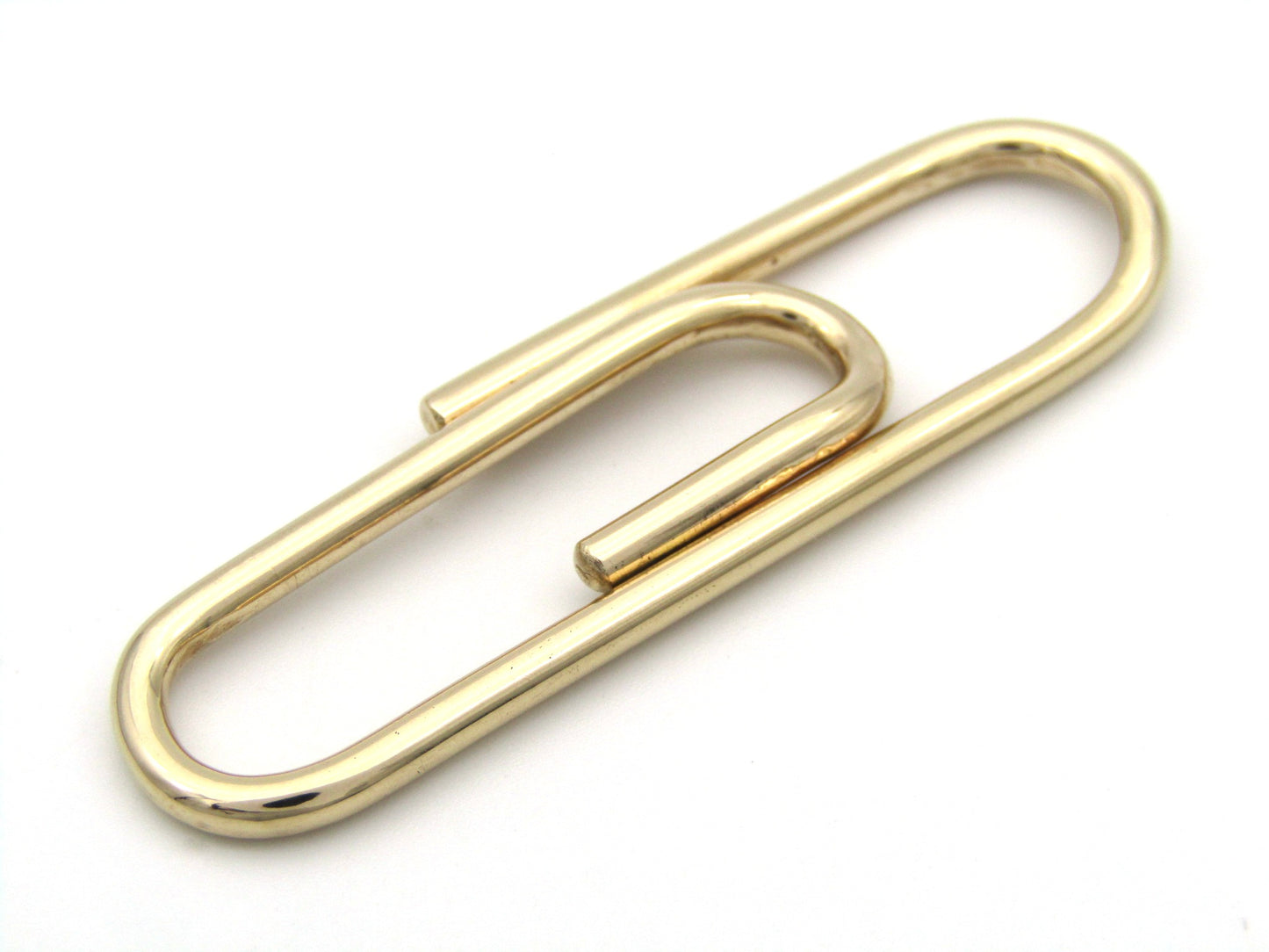 9K gold paperclip, circa 1970's.