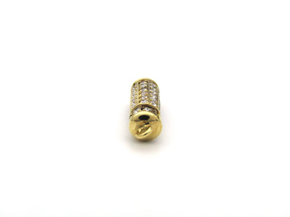 18K gold diamond clasp, circa 1970's.