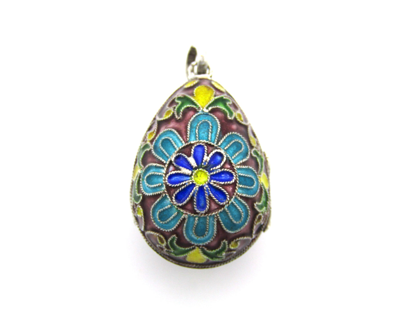 St Petersburg Russian enamel egg, circa 1882-1899.