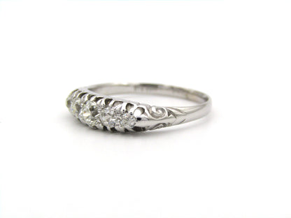 18K gold Victorian diamond ring, Sheffield, circa 1880's