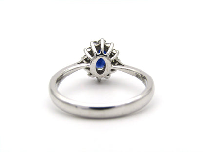 18K gold sapphire and diamond ring by Browns.