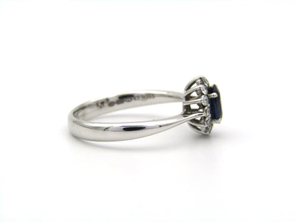 18K gold sapphire and diamond ring by Browns.