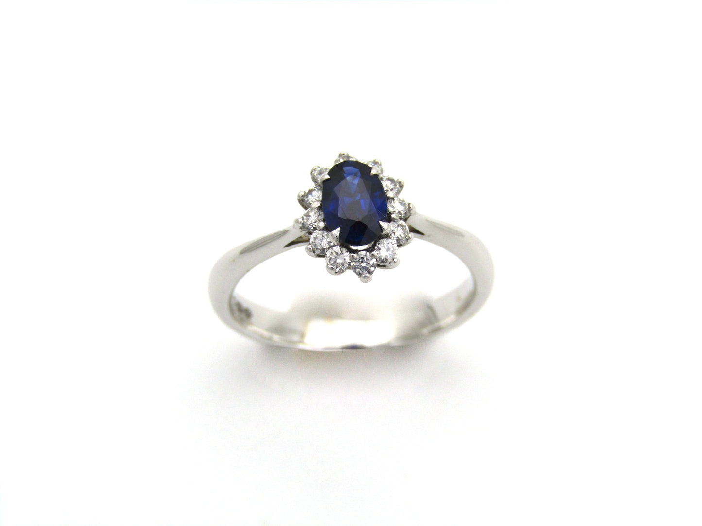 18K gold sapphire and diamond ring by Browns.