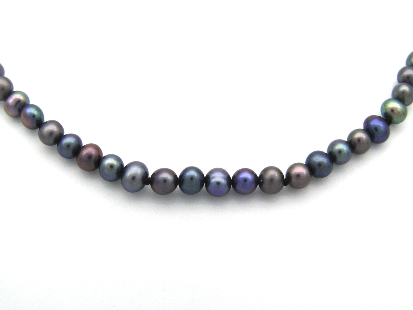 14K gold freshwater pearl necklace.