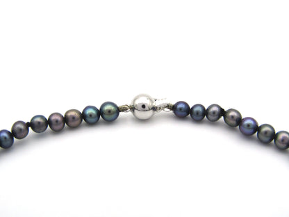 14K gold freshwater pearl necklace.