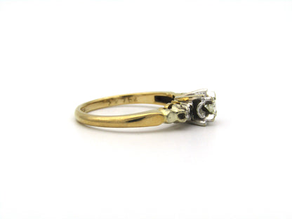 18K gold diamond ring, Birmingham, 1989.