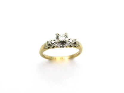 18K gold diamond ring, Birmingham, 1989.
