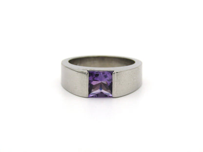 18K gold Vintage Cartier amethyst ring, 1999.