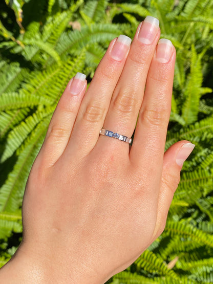 18K gold Tiffany & Co. Atlas diamond ring.