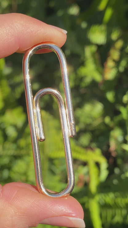 9K gold paperclip, circa 1970's.