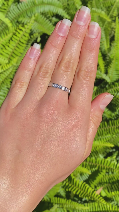 18K gold Tiffany & Co. Atlas diamond ring.