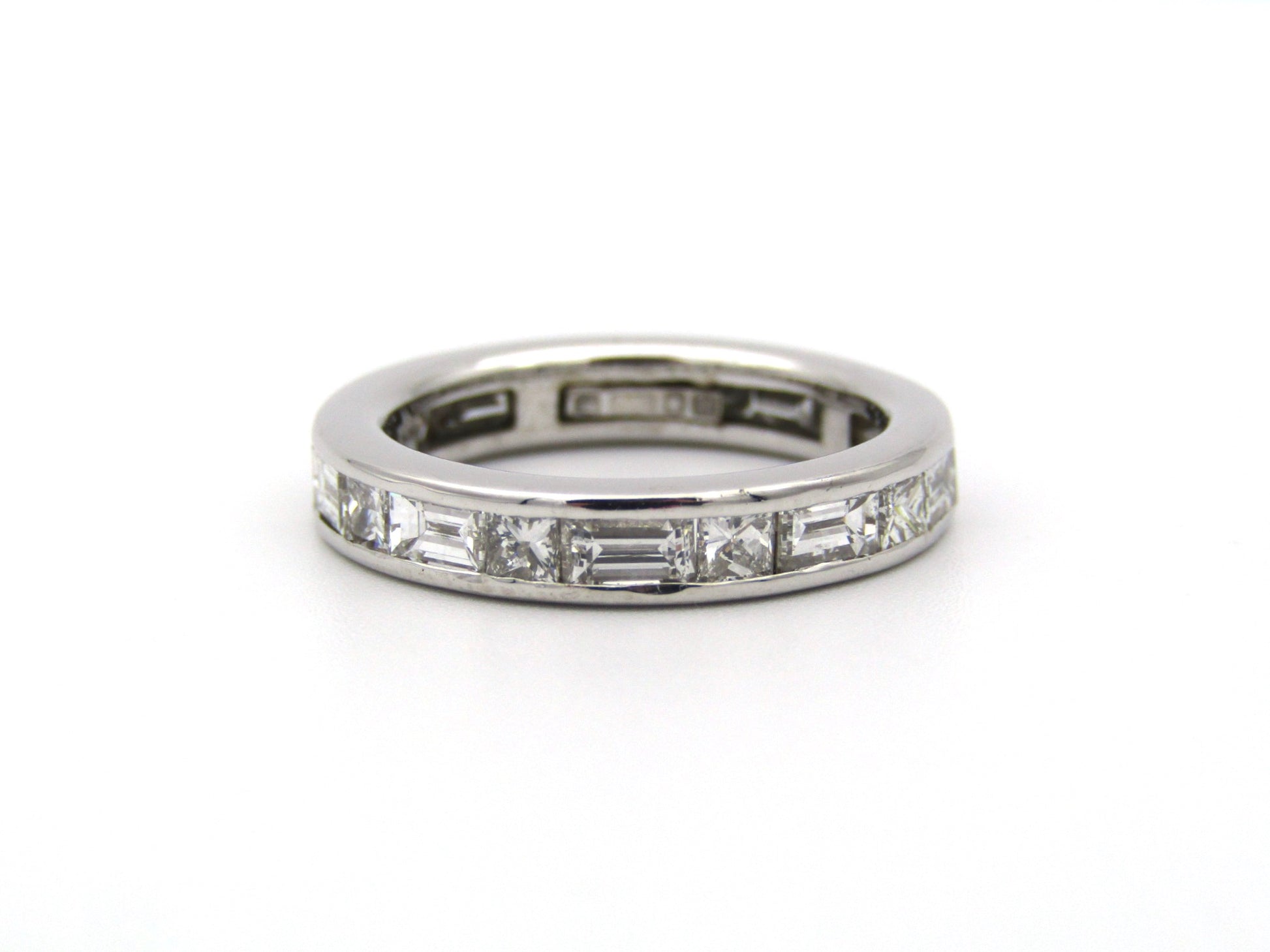 18K gold diamond eternity ring.