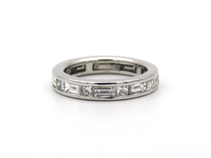 18K gold diamond eternity ring.