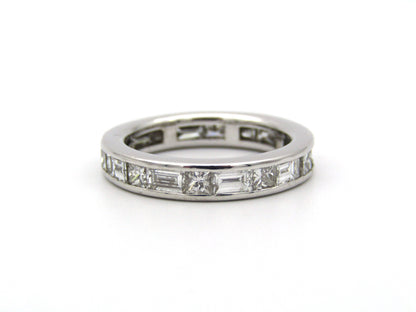 18K gold diamond eternity ring.