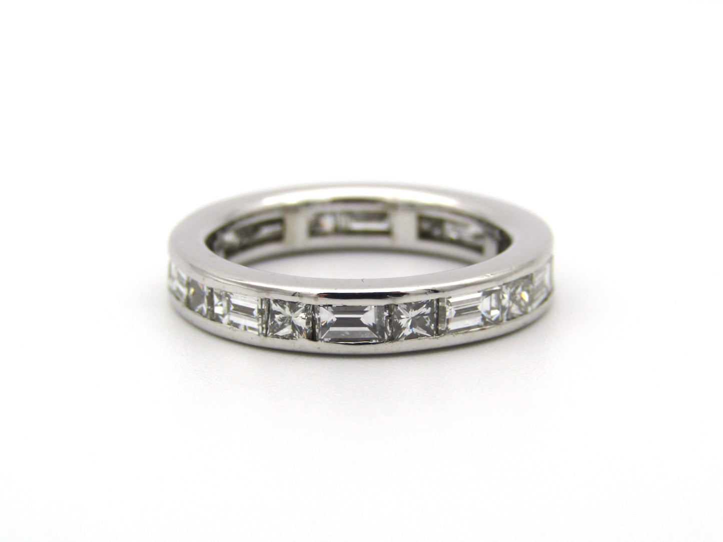 18K gold diamond eternity ring.