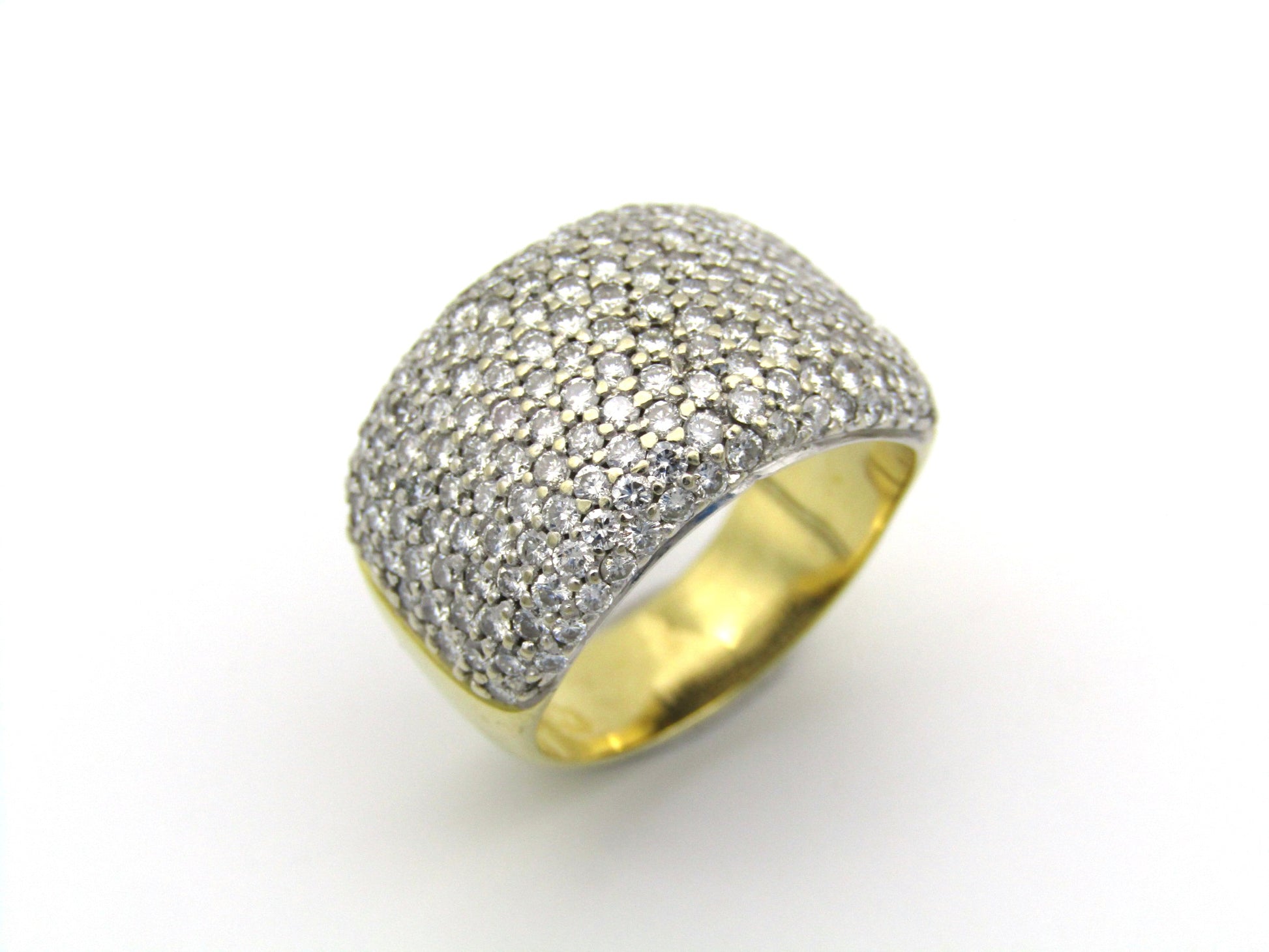 18K gold diamond dress ring by Jenna Clifford.
