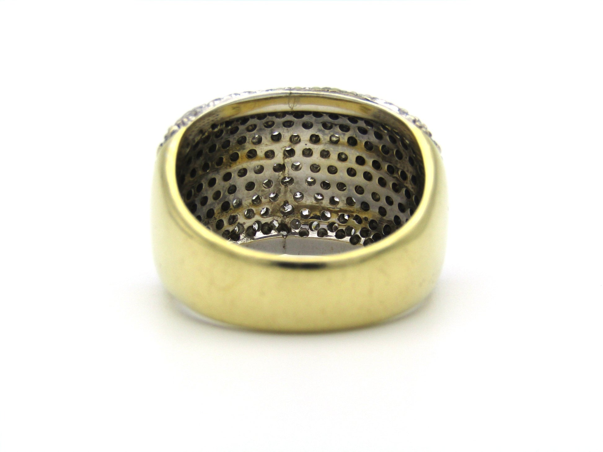 18K gold diamond dress ring by Jenna Clifford.