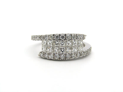 18K gold diamond ring.