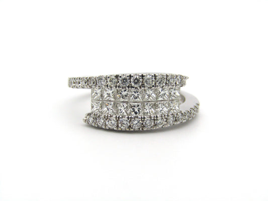 18K gold diamond ring.