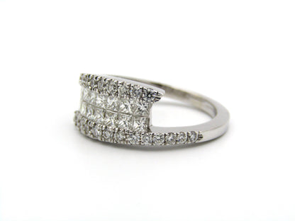 18K gold diamond ring.