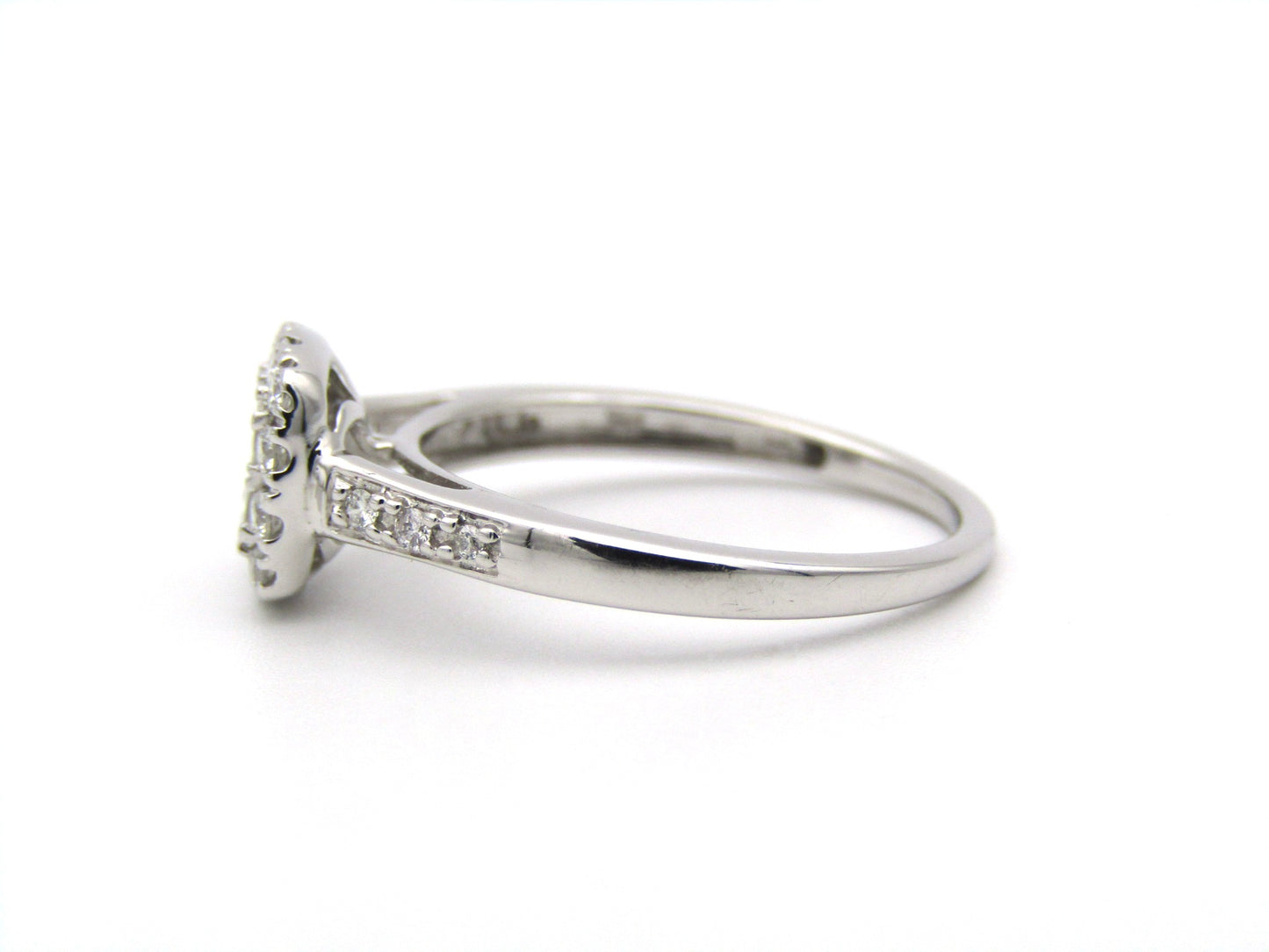 9K gold diamond ring.