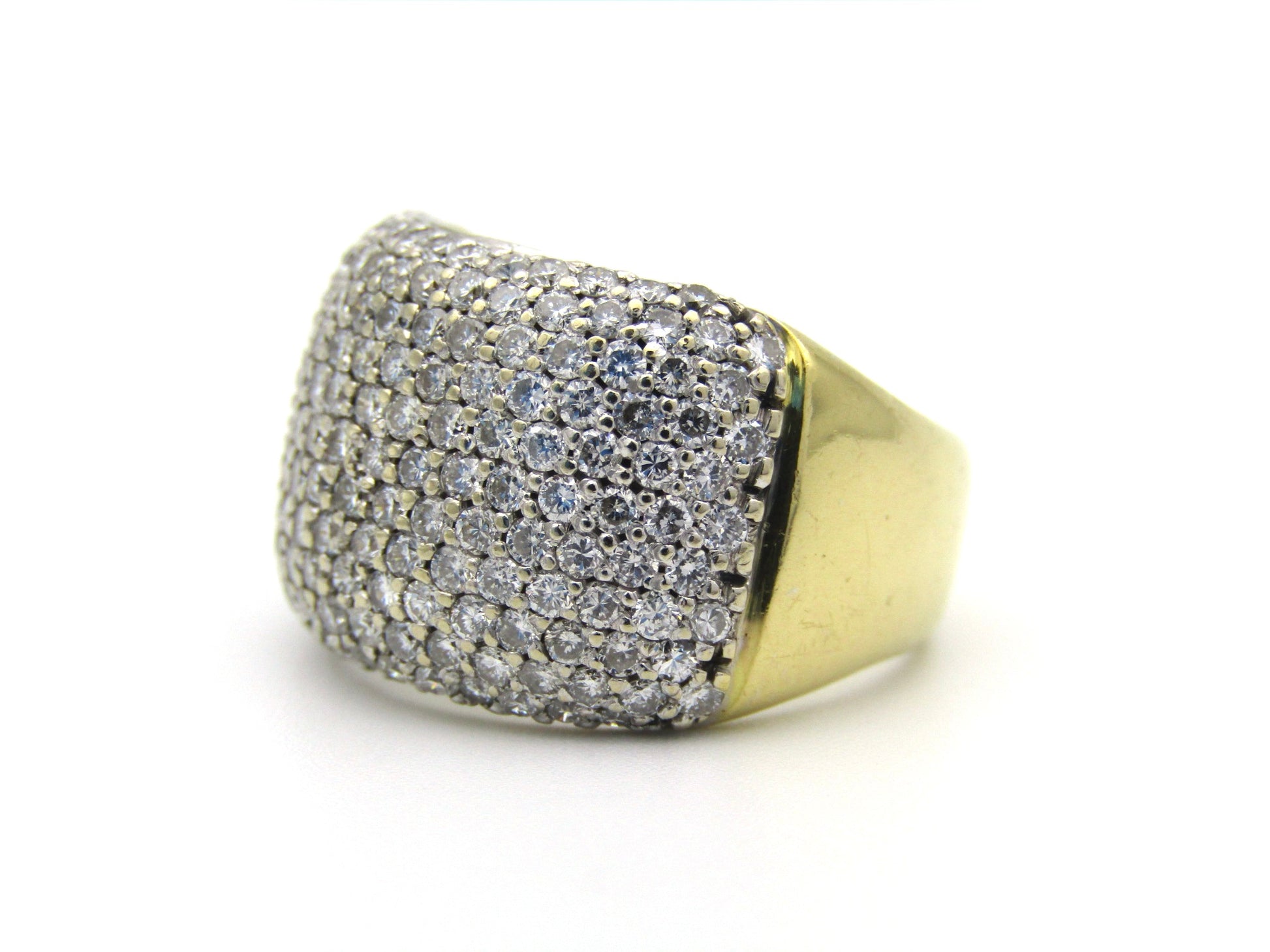 18K gold diamond dress ring by Jenna Clifford.
