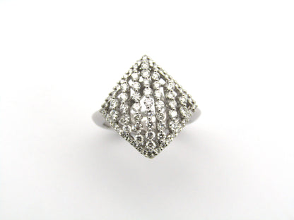 18K gold diamond ring.