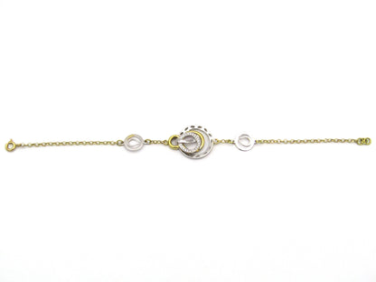 18kt gold diamond bracelet.
