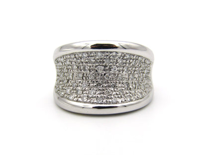 18K gold diamond ring.