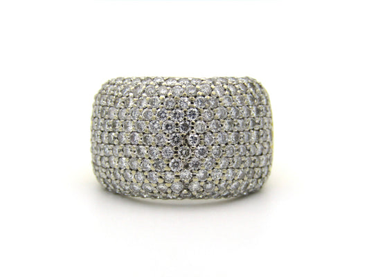 18K gold diamond dress ring by Jenna Clifford.