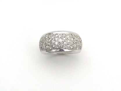 18kt gold diamond ring.
