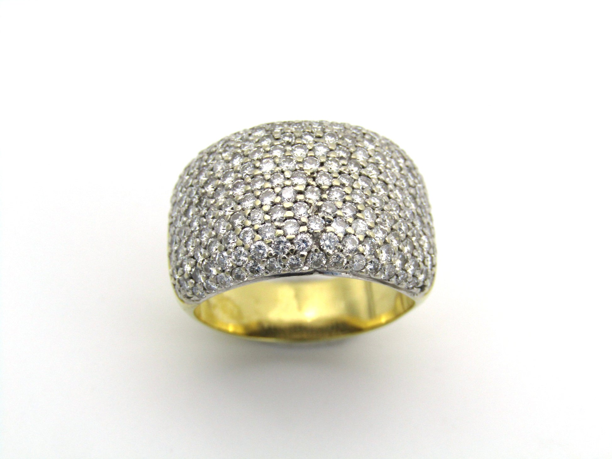 18K gold diamond dress ring by Jenna Clifford.